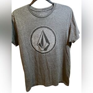 Volcom Men’s Grey Logo Shirt Size Medium Great condition!